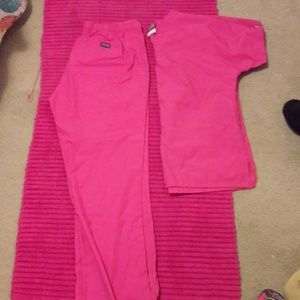 Pink scrubs